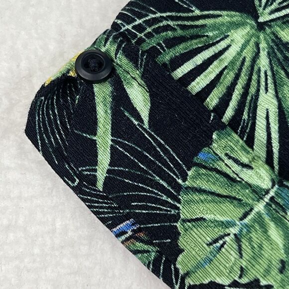 Cubavera Hawaiian Camp Shirt Men's S Button Up Tropical Allover Parrot - Picture 11 of 17